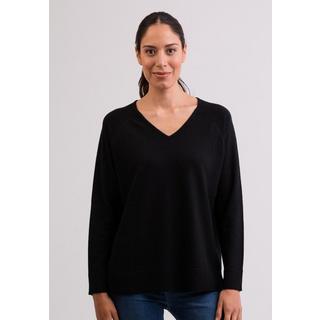 CASH-MERE.CH Pullover con spacchi laterali  