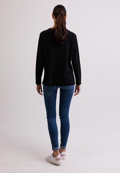 CASH-MERE.CH Pullover con spacchi laterali  