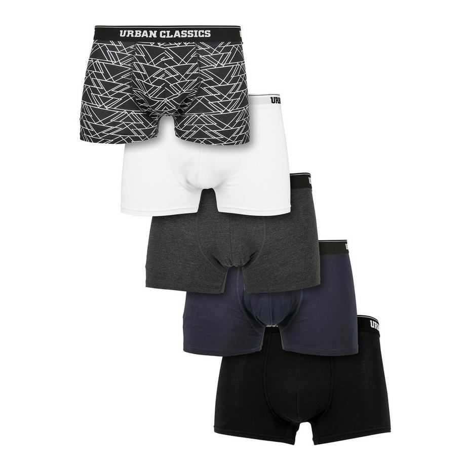 URBAN CLASSICS  Set di 5 boxer Urban Classics organic 