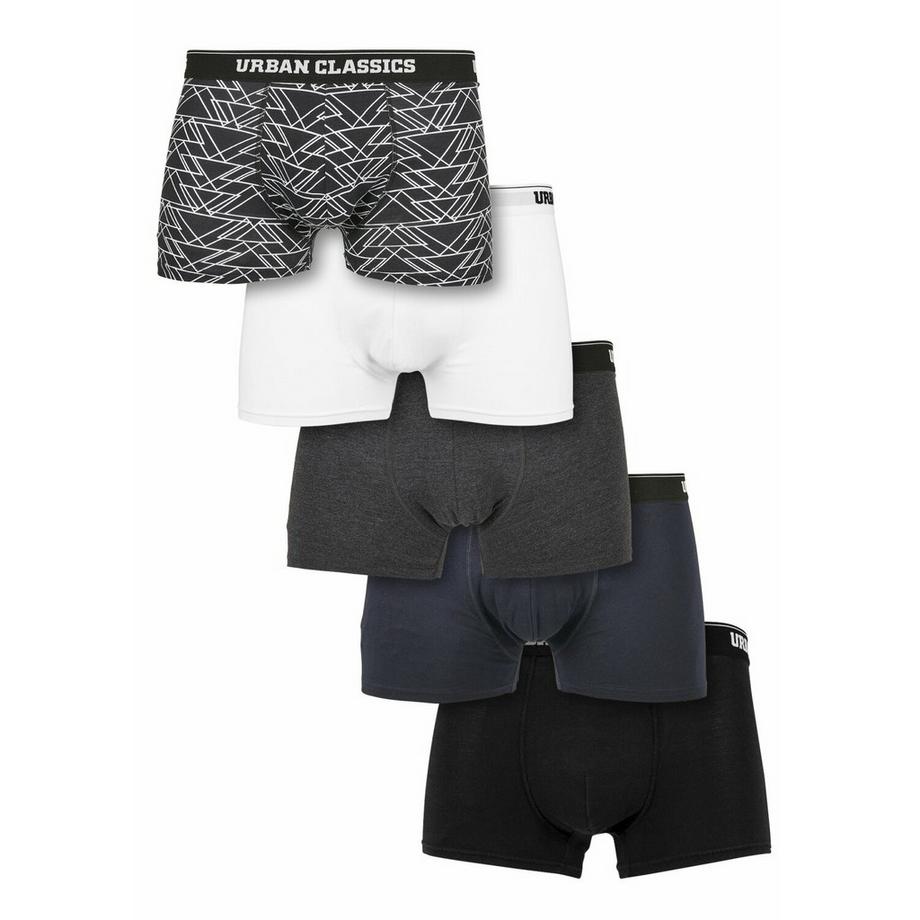 URBAN CLASSICS  Set di 5 boxer Urban Classics organic 