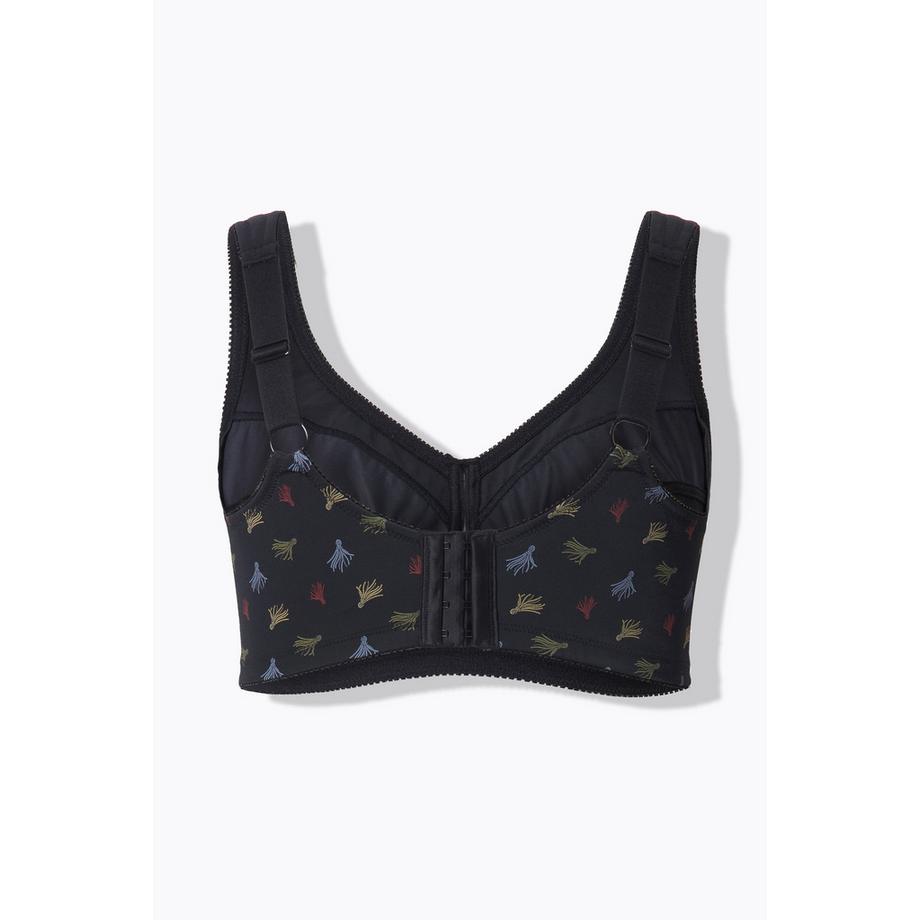 Ulla Popken Reggiseno sostenitivo mix di fantasie senza ferretto  