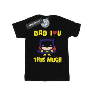 DC COMICS  Batman Dad I Love You This Much TShirt 