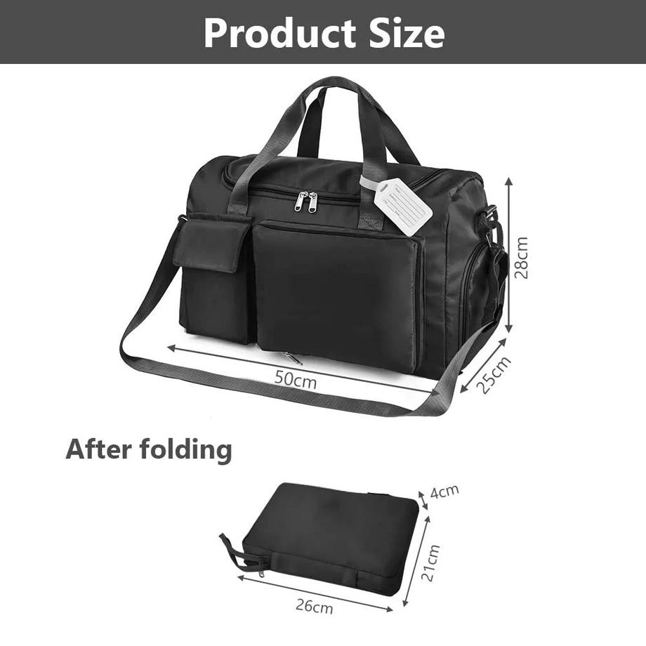 Faltbare Reisetasche Gepäcktasche Großer Weekender
