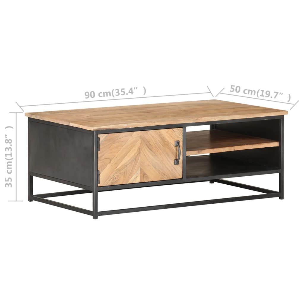 VidaXL Table basse bois d'acacia  