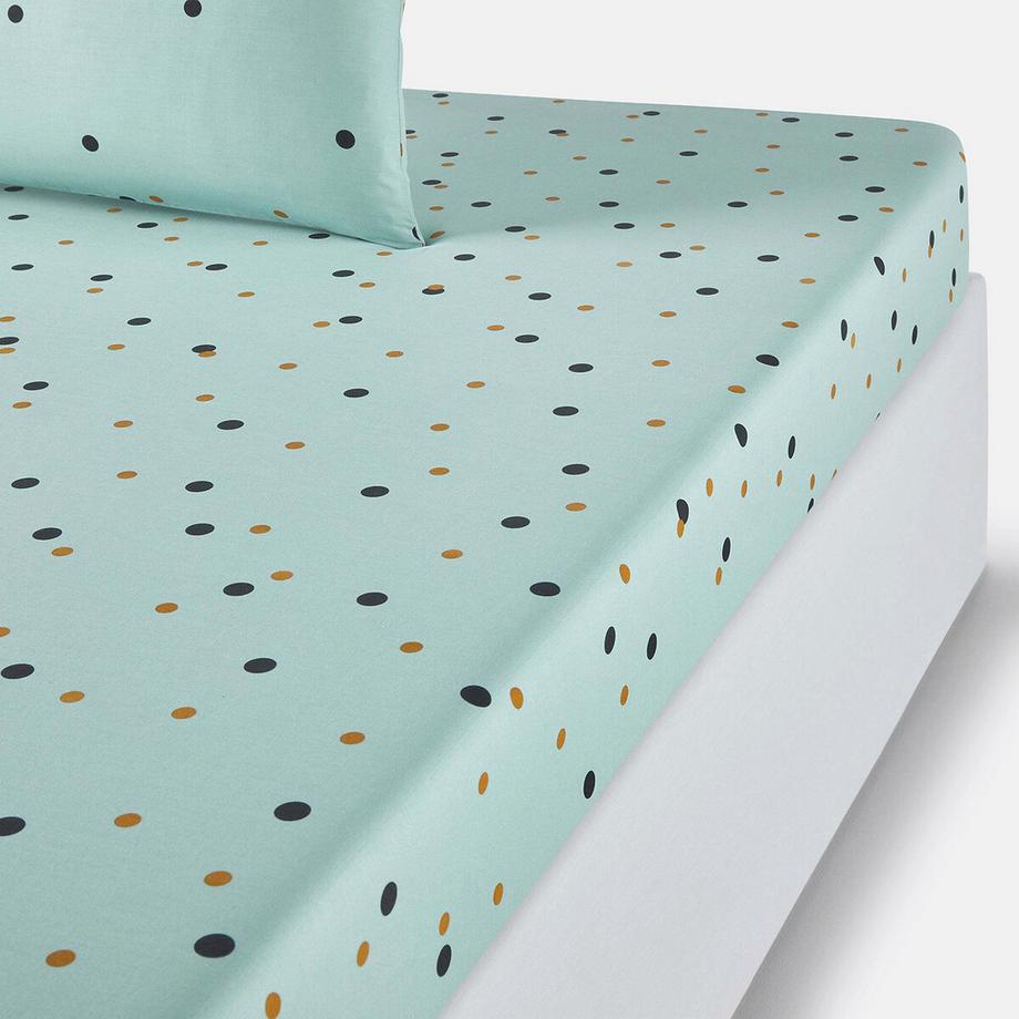 La Redoute Intérieurs Perfect Night Tupfen Fixleintuch  