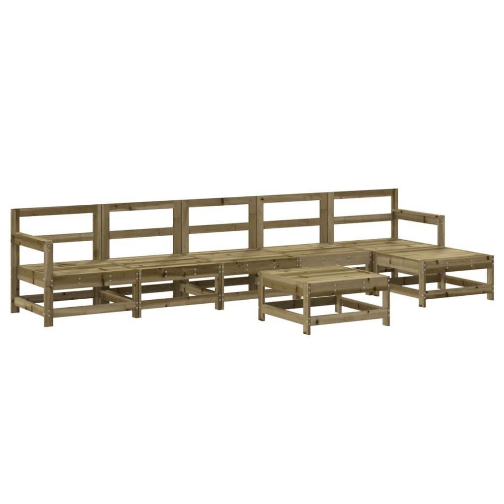 VidaXL set salotto da giardino Legno di pino impregnato  