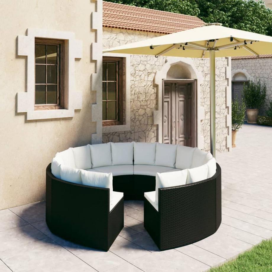 VidaXL Garten-lounge-set poly-rattan  