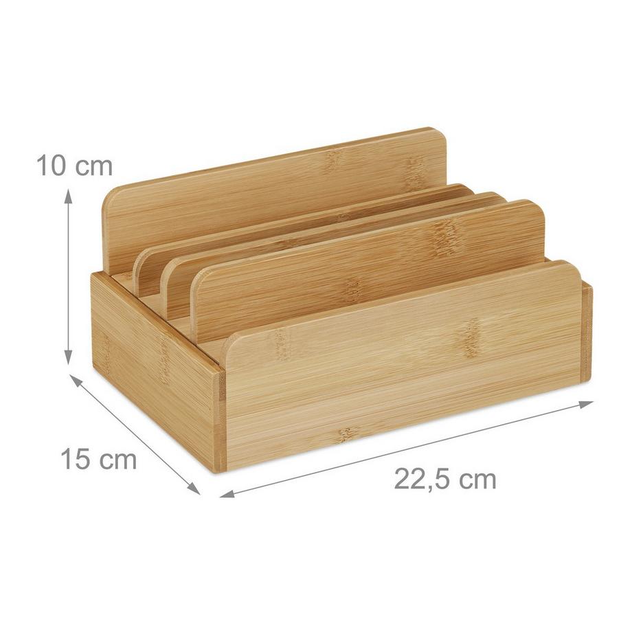 B2X  Ladestation aus Bambus 