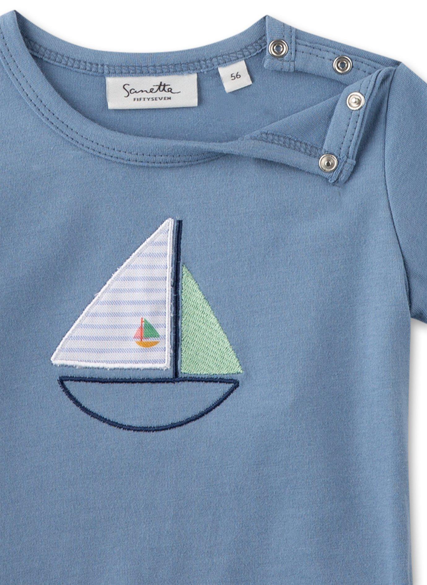 Sanetta Fiftyseven  Baby Jungen T-Shirt Segelboot 