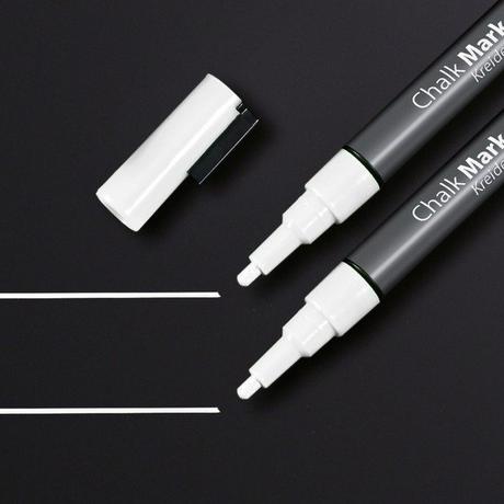 Sigel SIGEL Kreidemarker 1-2mm GL178 weiss 2 Stück  