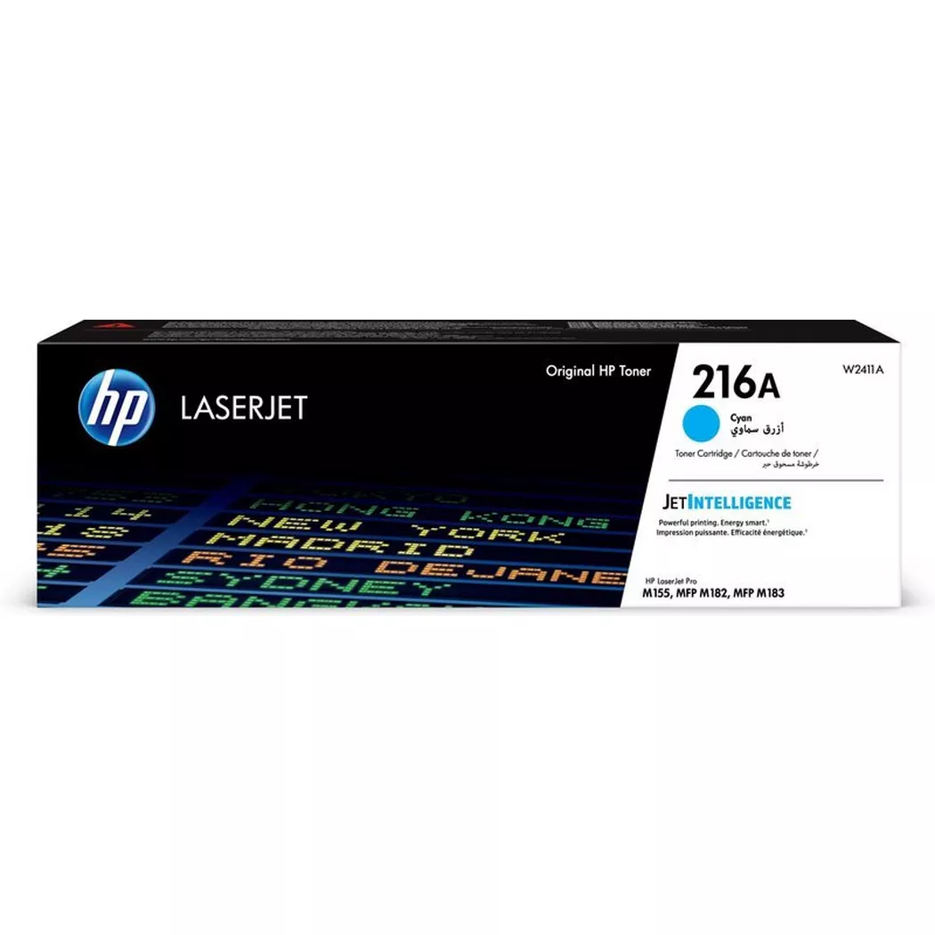 Hewlett-Packard – HP Toner-Modul 216A cyan W2411A CLJ Pro M155/182/183 850 S., One Size