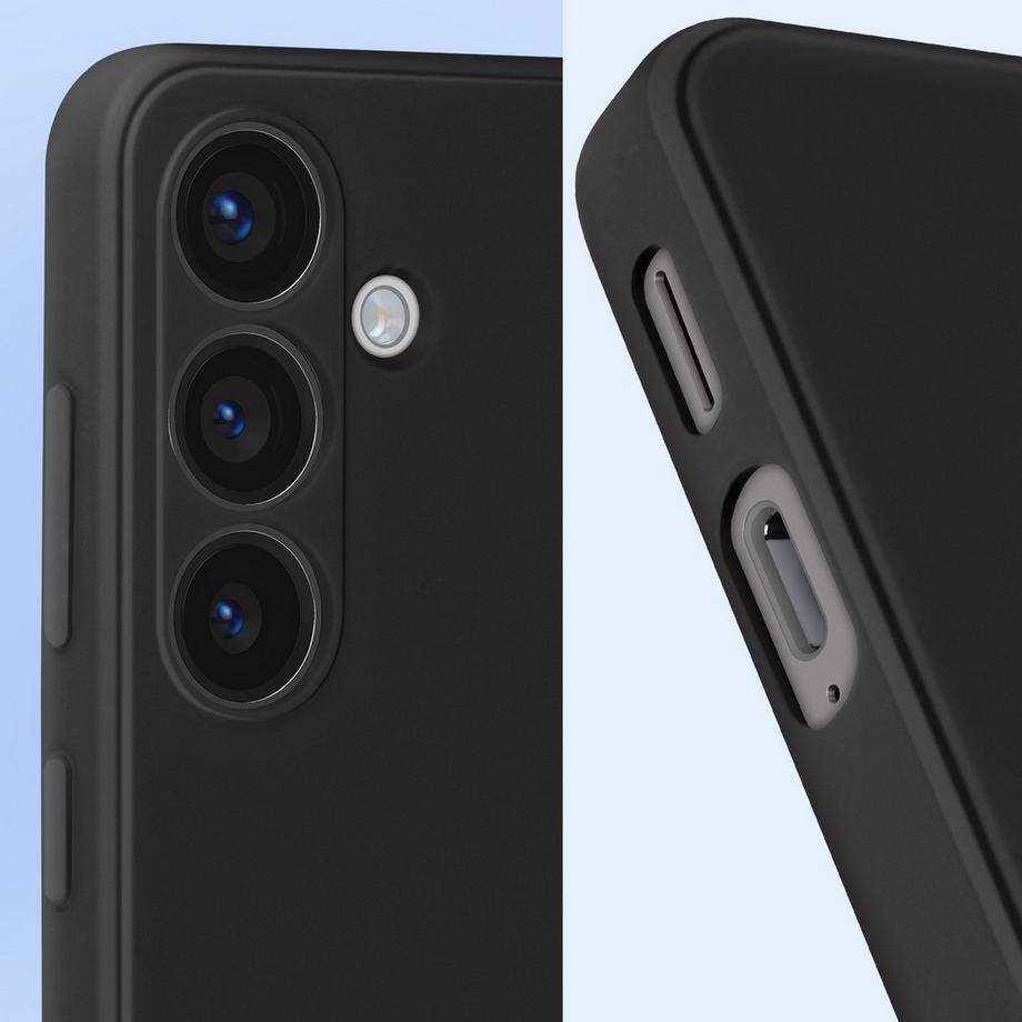 Avizar  Cover opaca Samsung S24 nera 