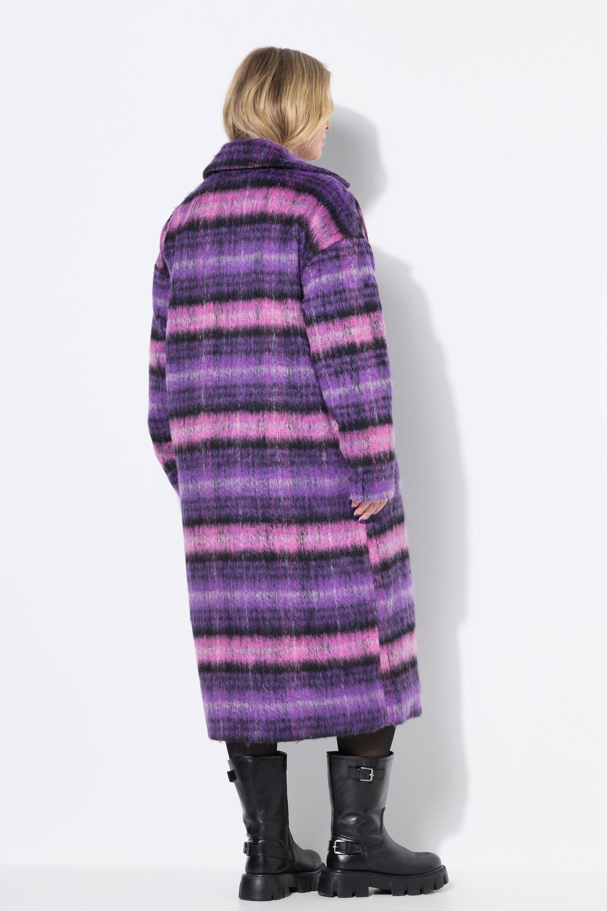 Studio Untold Oversized Karomantel Reverskragen Langarm  