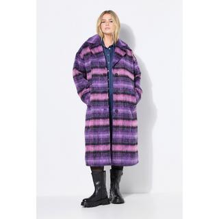 Studio Untold Oversized Karomantel Reverskragen Langarm  