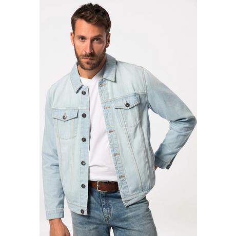 JP1880  Jeansjacke, Brusttaschen, Knopfleiste 