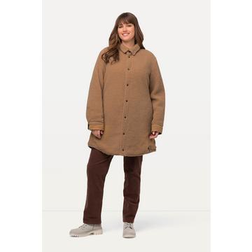 Wendejacke, Stepp/Teddy, Hemdkragen, Druckknöpfe