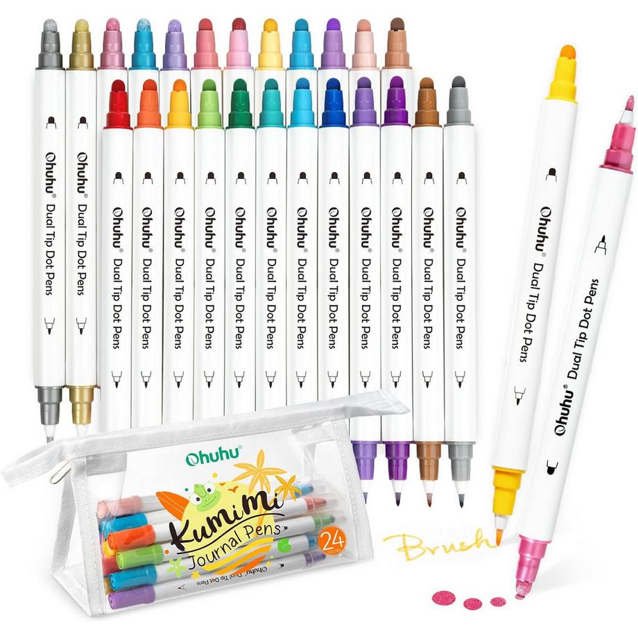 Ohuhu Permanent-Marker Punktmarker für Kinder  