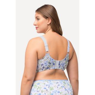 Ulla Popken Reggiseno sostenitivo Farfalle senza ferretto coppa C-F  