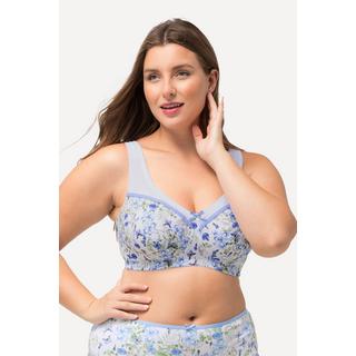Ulla Popken Reggiseno sostenitivo Farfalle senza ferretto coppa C-F  