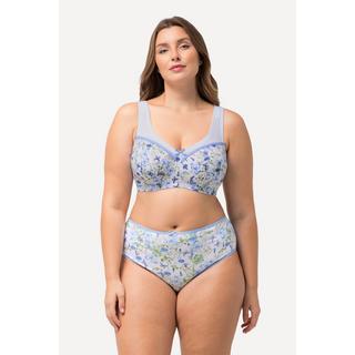 Ulla Popken Reggiseno sostenitivo Farfalle senza ferretto coppa C-F  