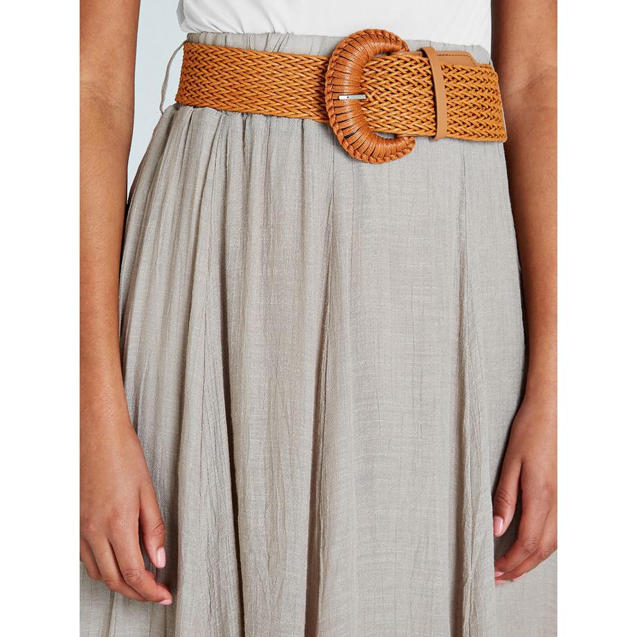 APRICOT Midirock mit Knittereffekt  
