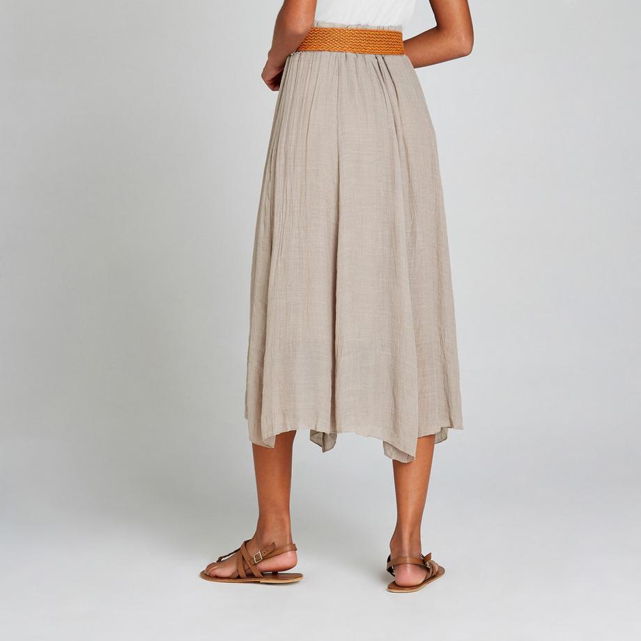 APRICOT Midirock mit Knittereffekt  