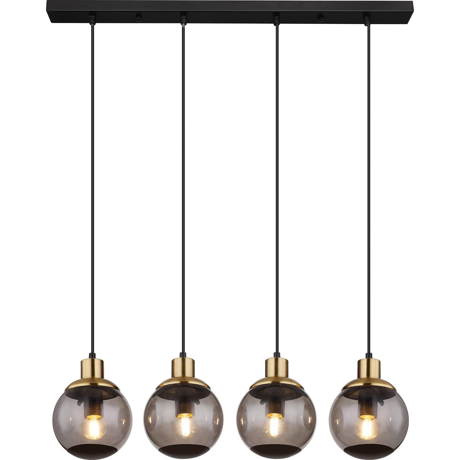 mutoni Hängeleuchte Potter Metall  matt 4xE27  