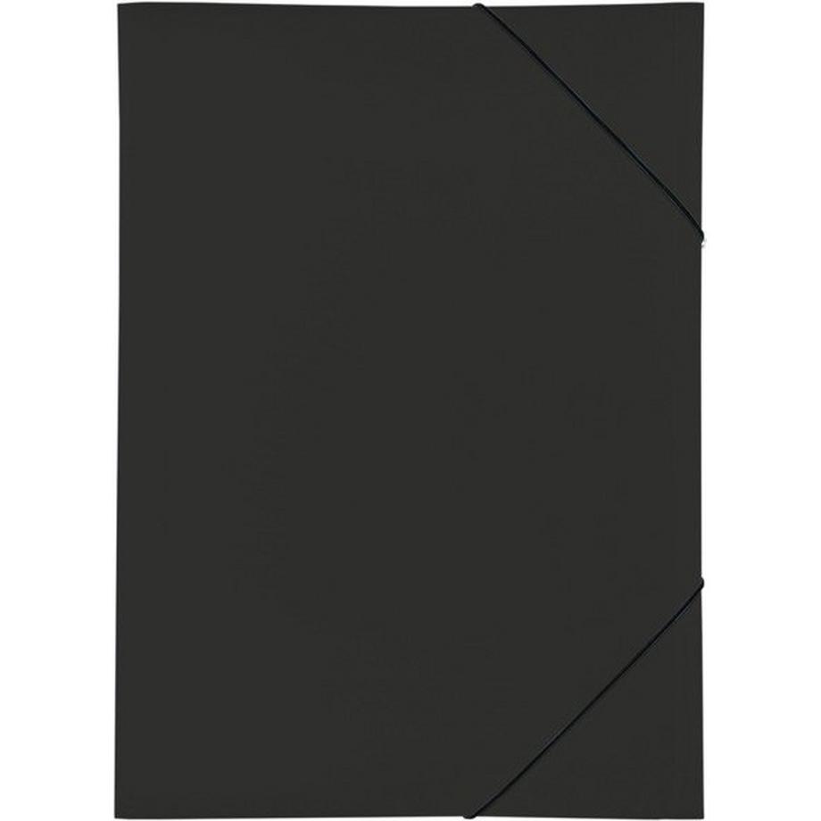 Pagna PAGNA Gummizugmappe A3 21638-01 schwarz PP 3 Einschlagklappen  