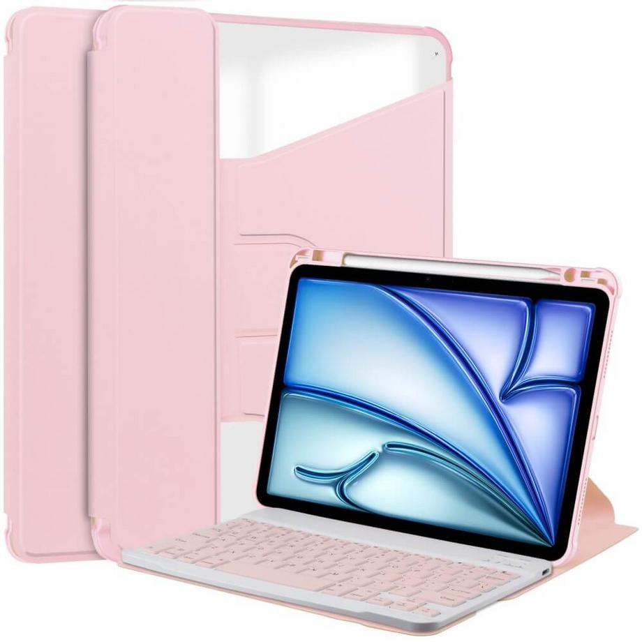 Cover-Discount  iPad Air 11 (M2 / M3) - 360-Grad Hülle mit Tastatur 