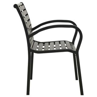 VidaXL Chaise de jardin acier  