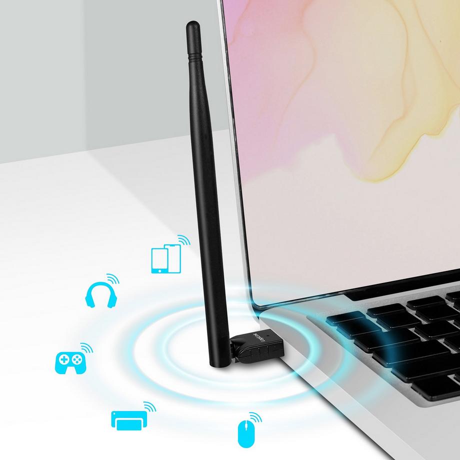 LogiLink  Adaptateur USB Bluetooth 5.3 avec antenne 150 m 