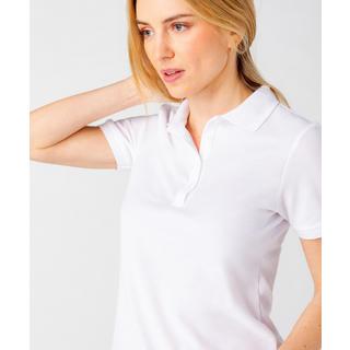 Damart  Kurzärmeliges Poloshirt, Steppmasche. 