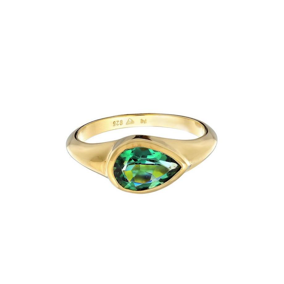 Elli  Bague Siegelring Quartz 925 Silber 