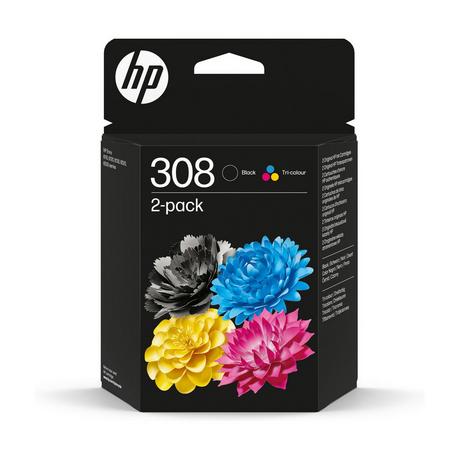 HP  Inchiostro HP 6L6S6UE 308 confezione da 2 