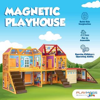 Playmags  Maison de jeu magnétique 