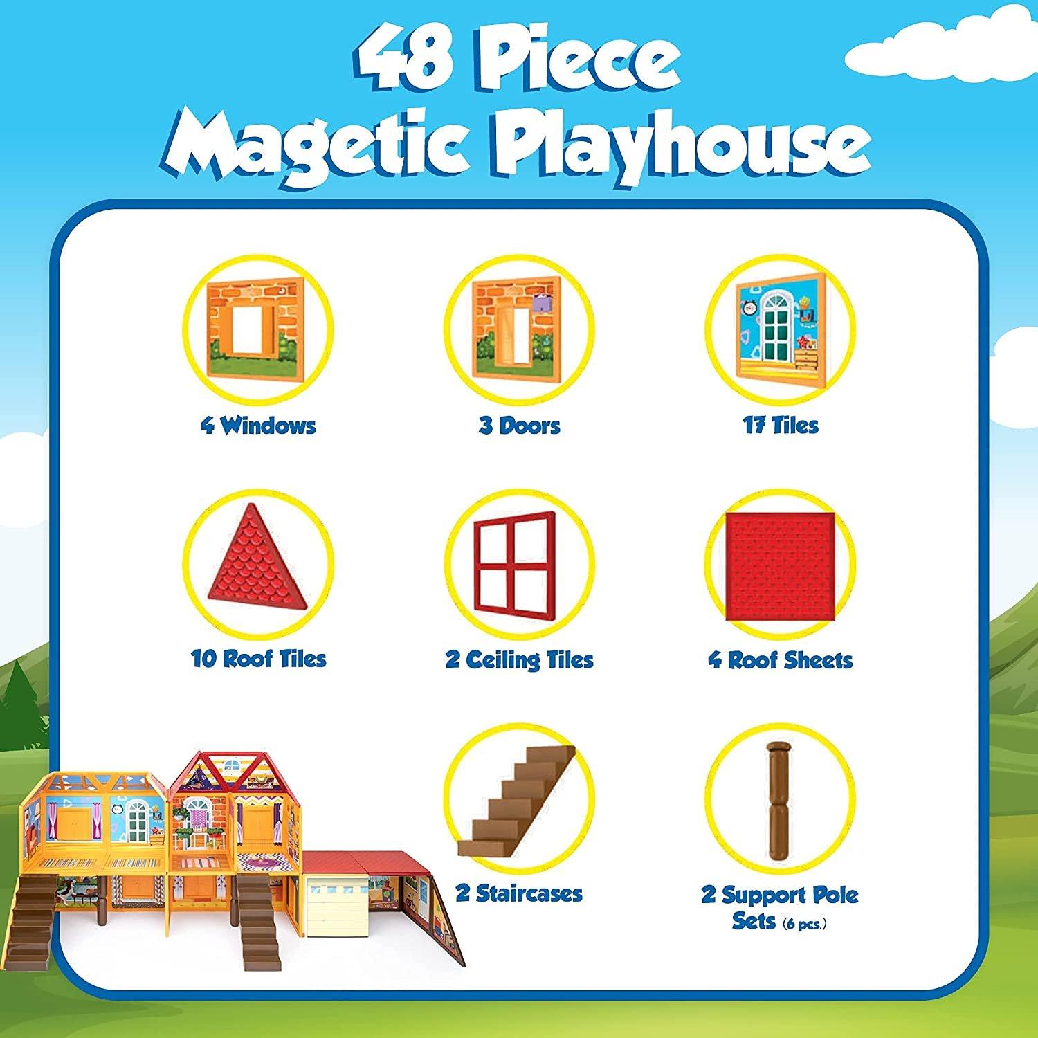 Playmags  Maison de jeu magnétique 