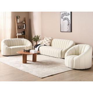 Beliani 3 Sitzer Sofa aus Samtstoff Retro MALUNG  