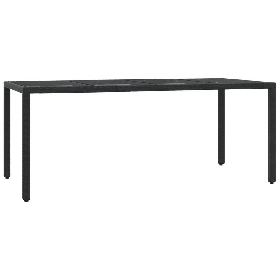 VidaXL Ensemble de salle à manger de jardin rotin synthétique  