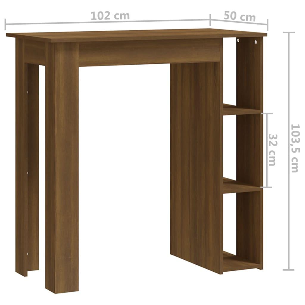 VidaXL tavolino da bar Legno multistrato  