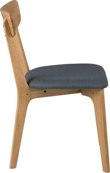 mutoni Chaise en bois Light Retro Dark Grey  