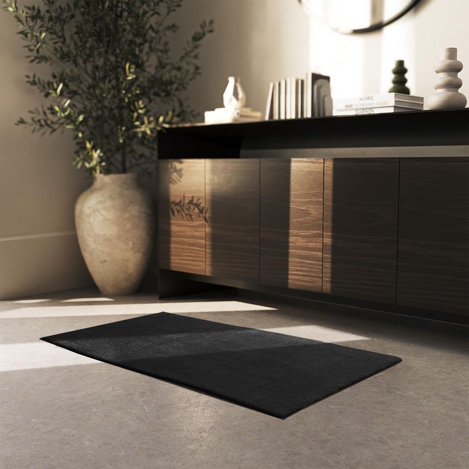 Tectake Kurzflorteppich Soft Zone verschiedene Größen und Farben flauschige Oberfläche, 1630 g/m² Florgewicht  