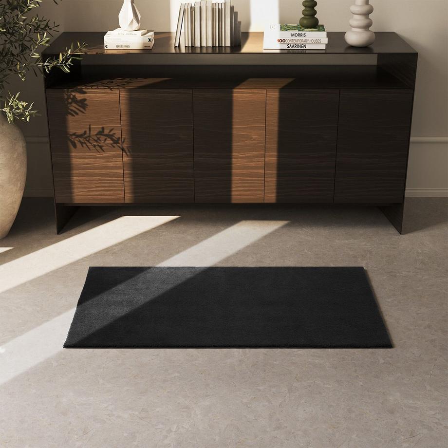 Tectake Kurzflorteppich Soft Zone verschiedene Größen und Farben flauschige Oberfläche, 1630 g/m² Florgewicht  