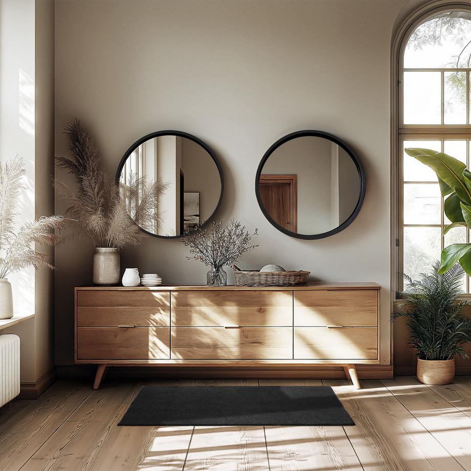 Tectake Kurzflorteppich Soft Zone verschiedene Größen und Farben flauschige Oberfläche, 1630 g/m² Florgewicht  