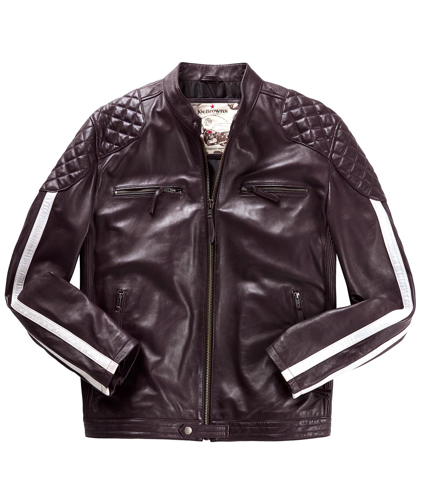 Joe Browns  Racer-Lederjacke 