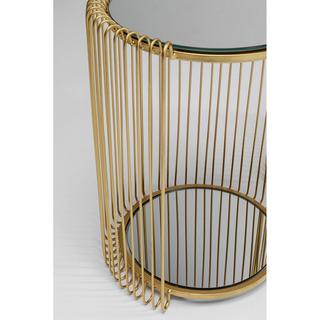 KARE Design Beistelltisch Wire Double Brass (2er-Set)  