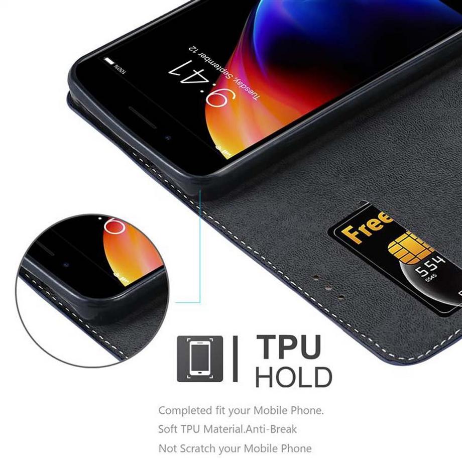 Cadorabo  Hülle für Apple iPhone 7 PLUS  7S PLUS  8 PLUS Magnetverschluss, Standfunktion 