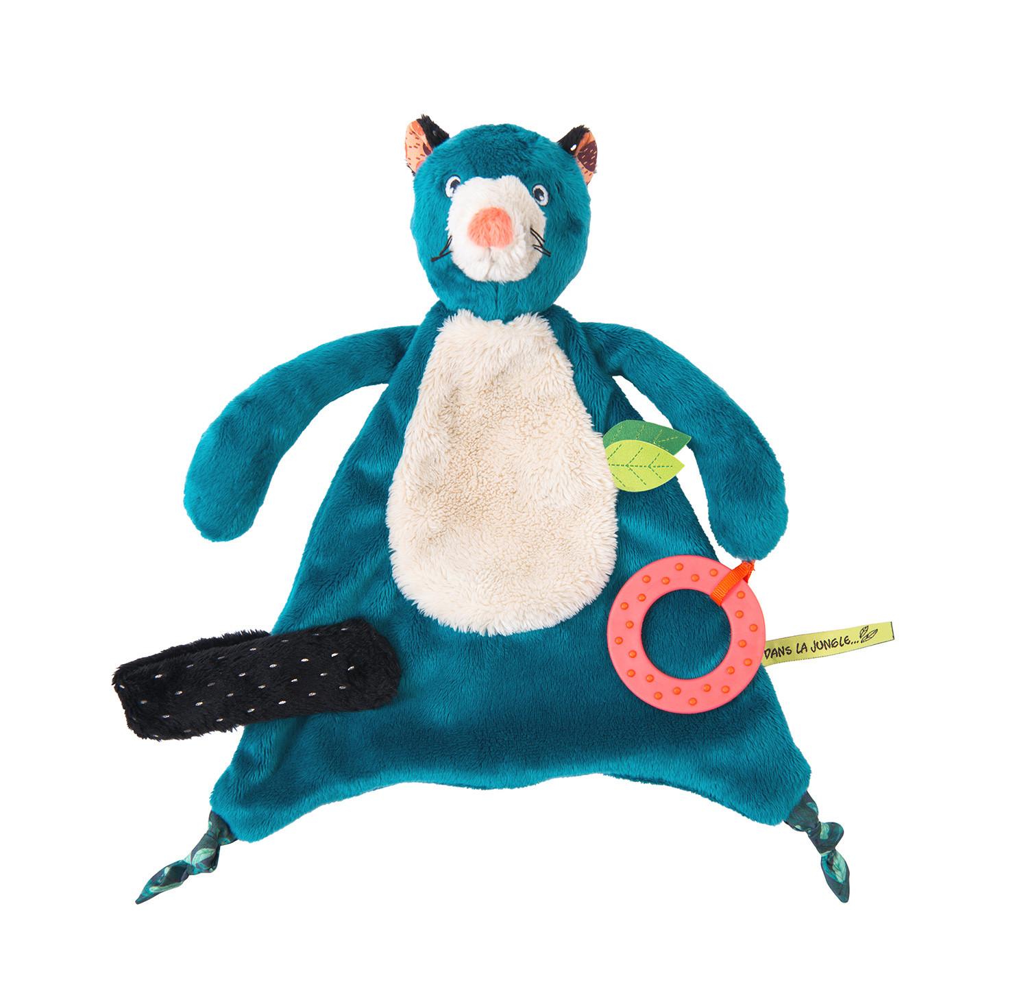 Moulin Roty  Schmusetuch  Panther Zimba, Dans la jungle, Moulin Roty 