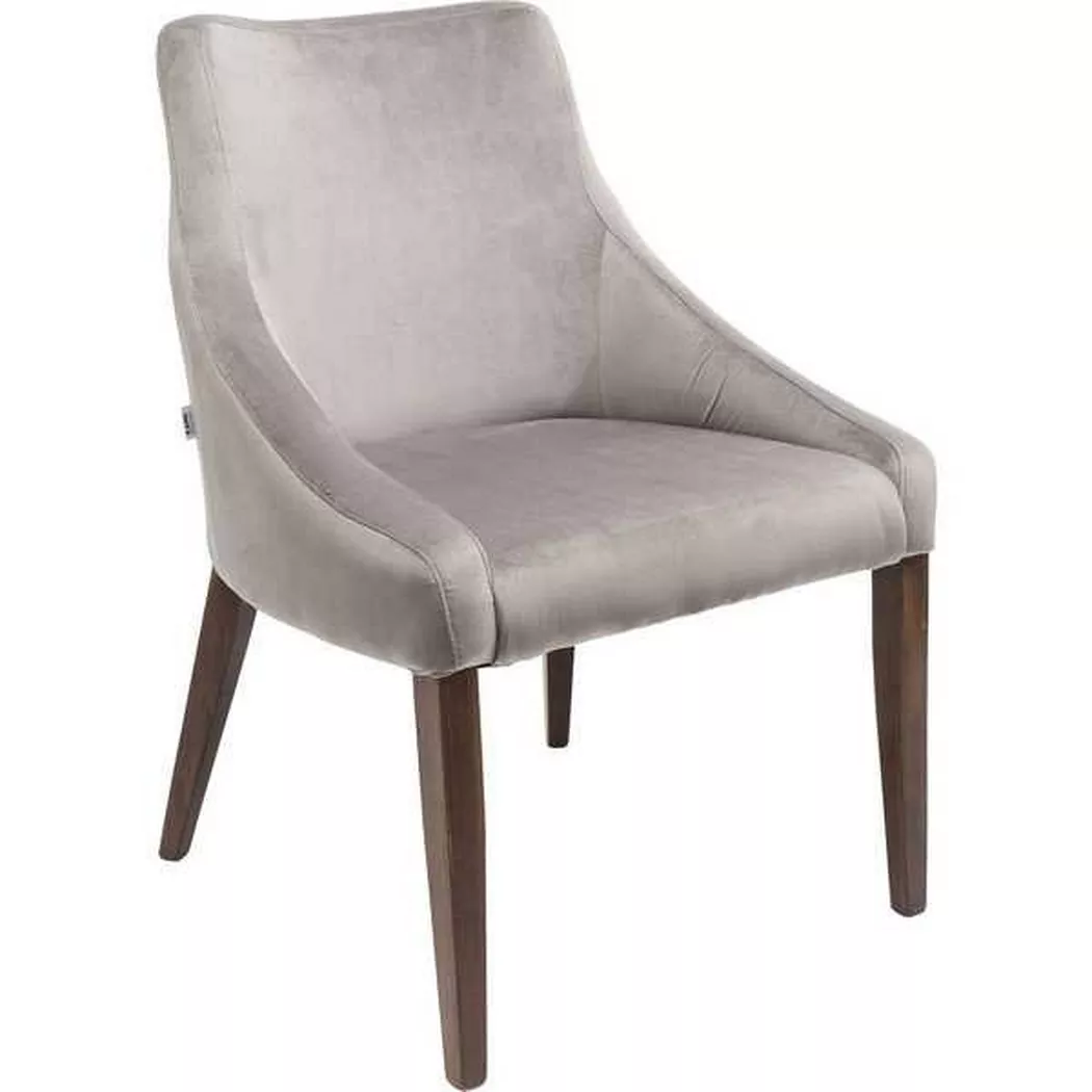 mutoni - Stuhl Mode Velvet Grey, One Size, Grau