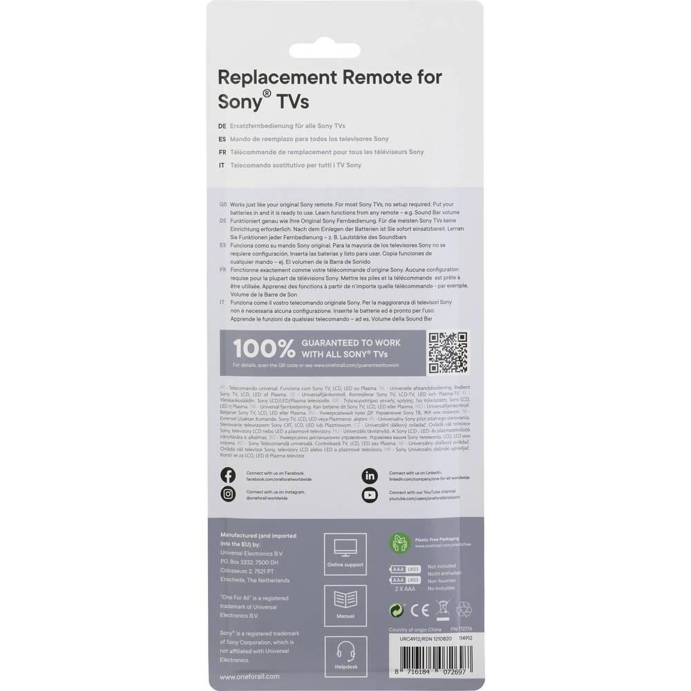 One For All  Fernbedienung 2.0 