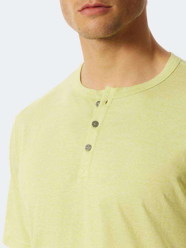 Schiesser Fashion Pyjama Kurzarm Henley Top Bedruckte Shorts  